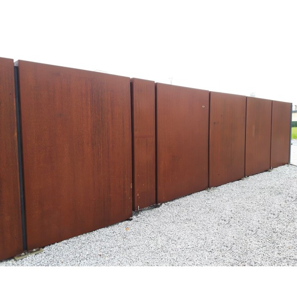 ogrodzenie corten steinmetal 1