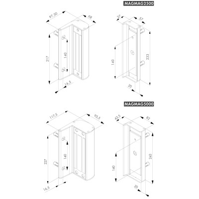 Zwora magnetyczna MAGMAG
